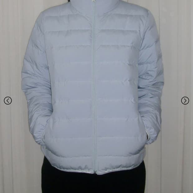 지초이컴포트 라이트웨이트 다운 자켓 패딩 그레이