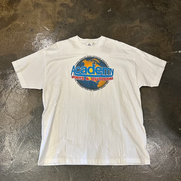 90s AAA made in USA 아카데미 스포츠 반팔티 XXL