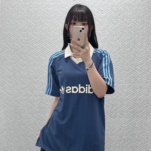 아디다스 올드스쿨 레트로 풋볼 축구 져지 반팔티 L C12953