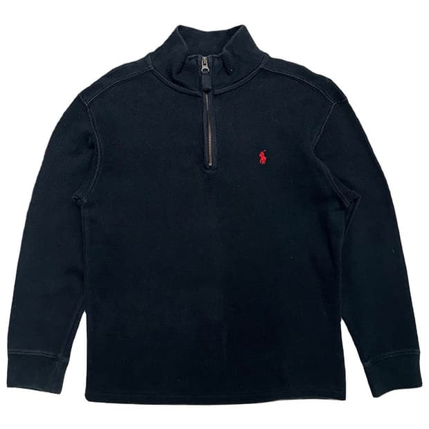 폴로랄프로렌 코튼 하프집업 니트