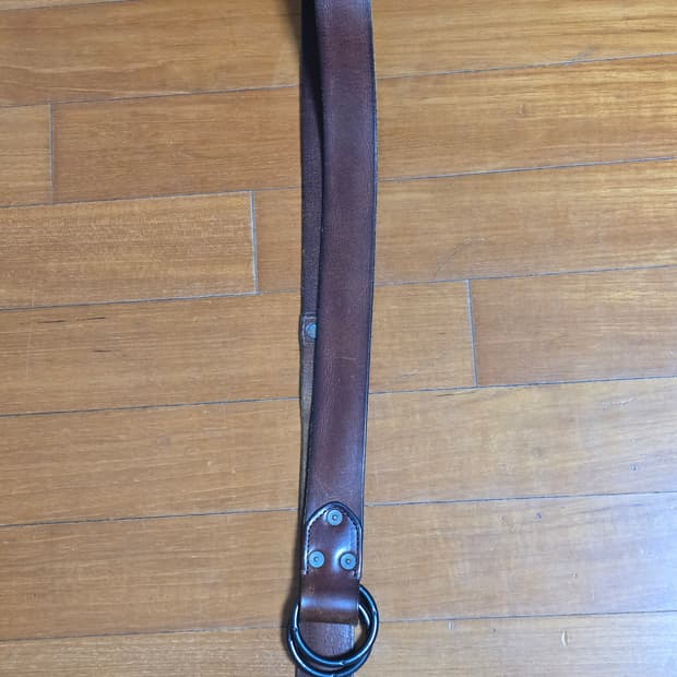 rrl 더블알엘 레더 더블 O링 벨트 36