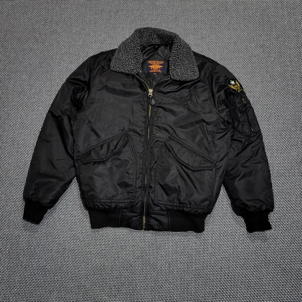 캡틴 위빅 쉐르파 ma1 항공점퍼 블랙 (M/100)