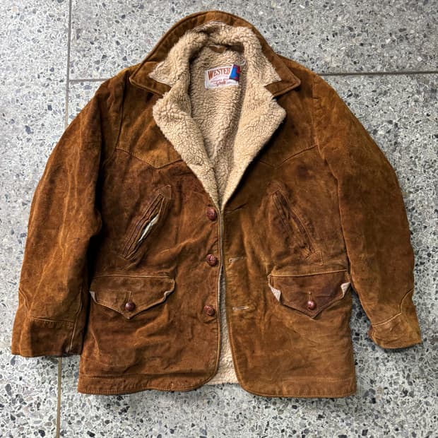 [M~L] 80s Schott Western 스웨이드 웨스턴 자켓