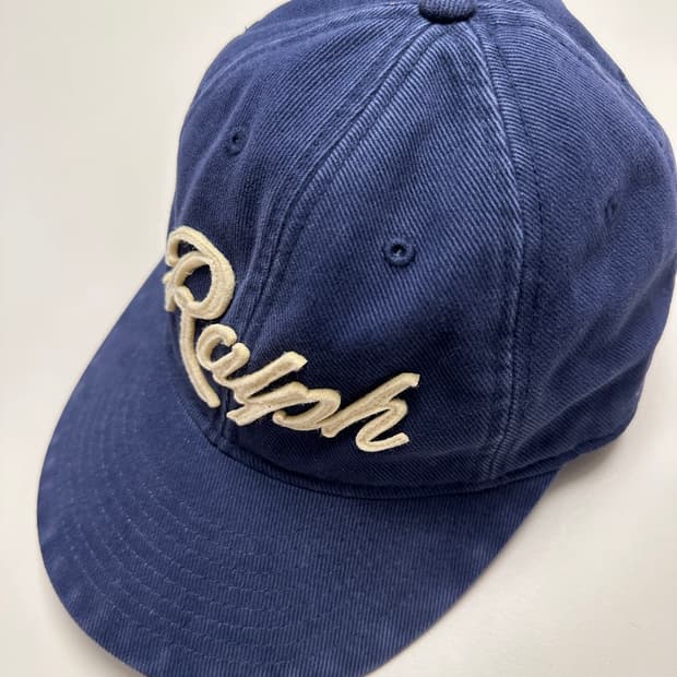 폴로 Ralph 로고 트윌 볼 캡