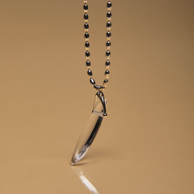콜드프레임 BOHO OVAL QUARTZ NECKLACE
