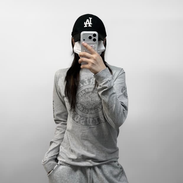 할리데이비슨 서울 에디션 롱슬리브 그레이