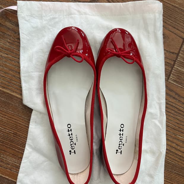 레페토 플랫슈즈 레드