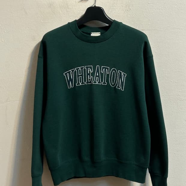 유즈드 WHEATON 크루넥 스웻셔츠