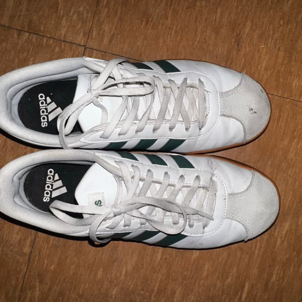 아이다스 adidas VL Court base (화이트/그린)