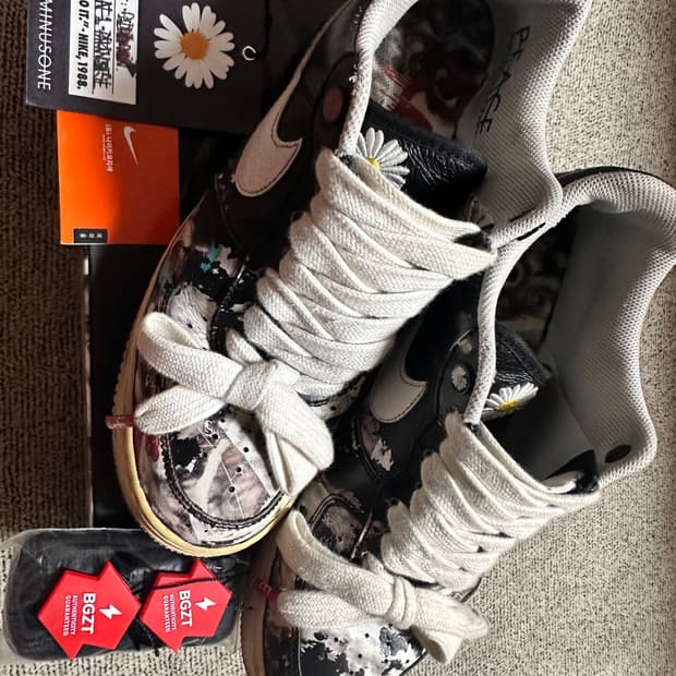 피스마이너스원 X 나이키 에어포스 1  블랙(피마원)