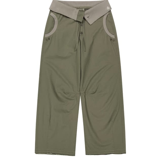 코이세이오 폴드 팬츠 카키