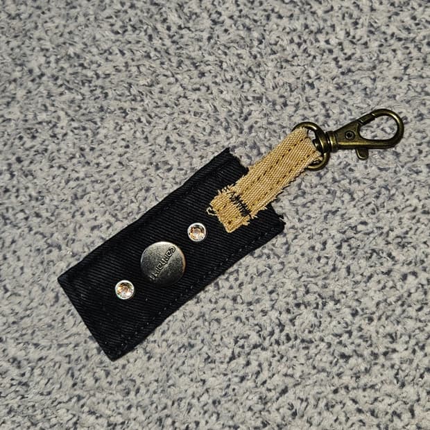 칼하트 버튼 핸드메이드 커스텀 카라비너 키링 / 11905