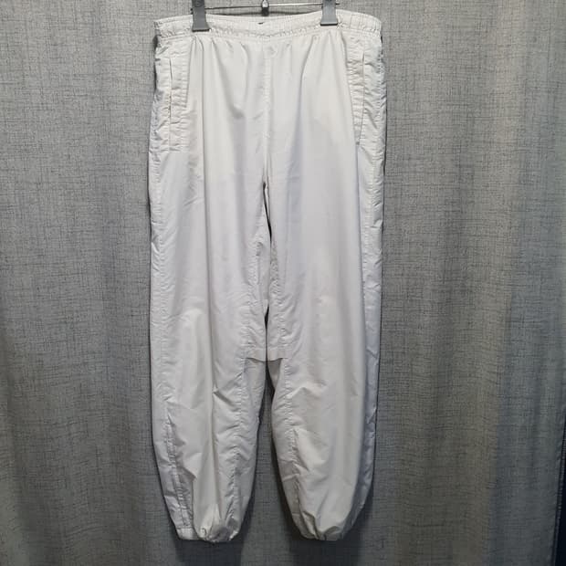 나이키 우븐 스우시 화이트 조거 팬츠 