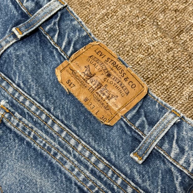 리바이스 517 빈티지 플레어 데님 부츠컷 청바지 33x30 팝니다