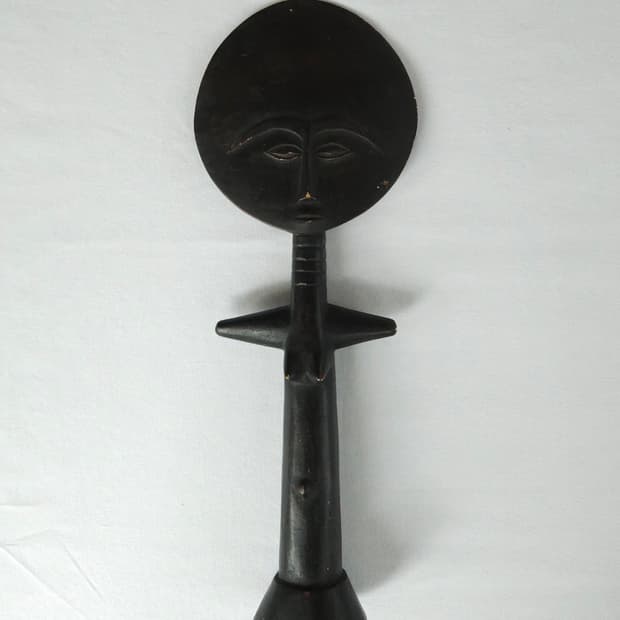 Ghana Ashanti Akuaba Fertility Doll 01