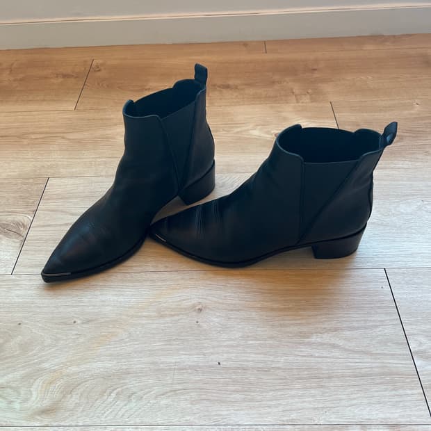 Acne studios 젠슨 실버토 부츠 