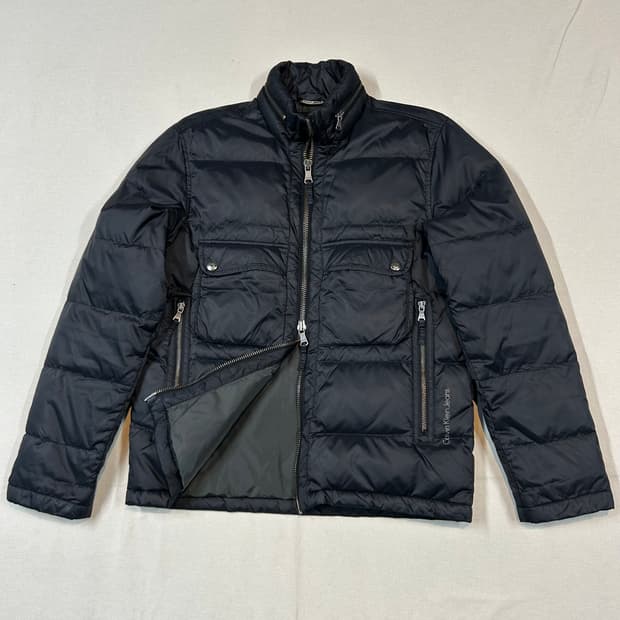 M) 캘빈클라인 진 테크니컬 멀티포켓 경량 패딩 점퍼