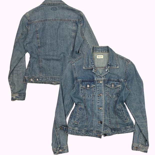 vintage fade denim trucker