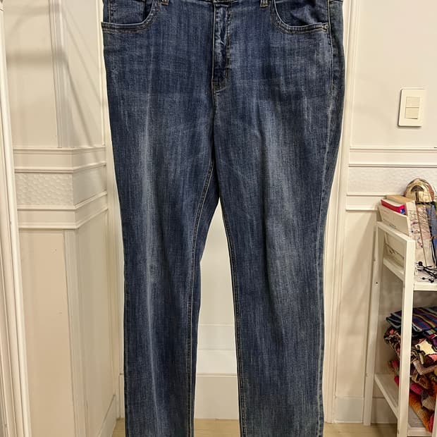 빅사이즈 데님 팬츠