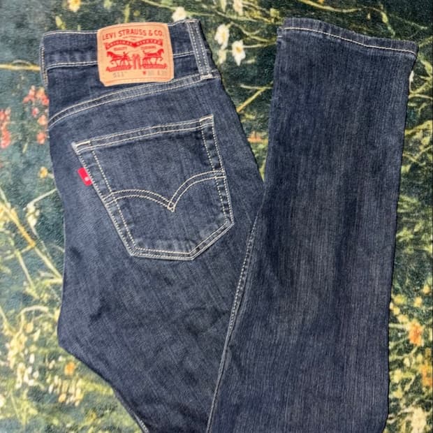 Levi’s 리바이스 511 미드라이즈 인디고 데님