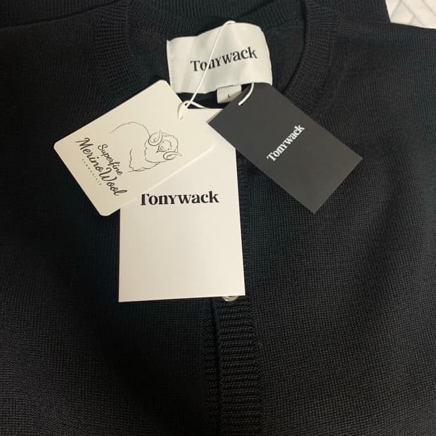 토니웩 super fine wool crew-neck cardigan