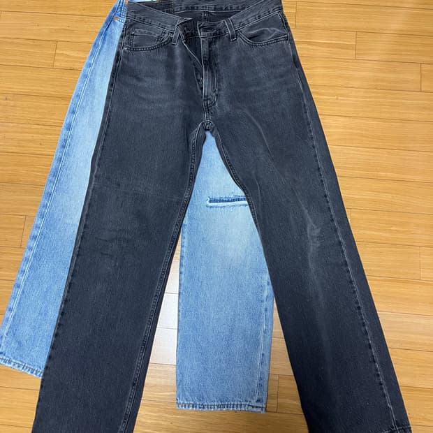 리바이스 555 흑청 w30l32