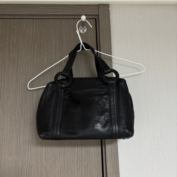 이세이미야케 레더 토트백