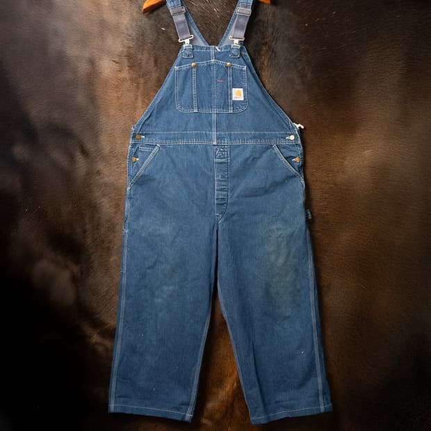 [40] 00s 칼하트 USA 메이드 R08 BIB 데님 오버롤 