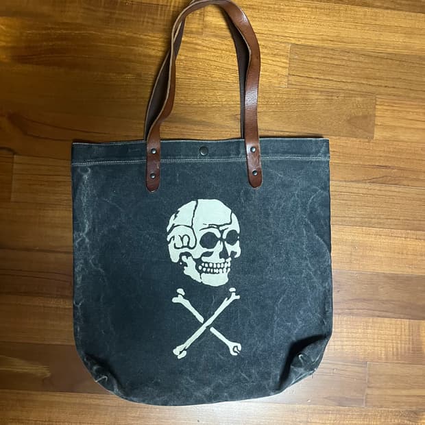 폴로 데님앤서플라이 스컬 토트백