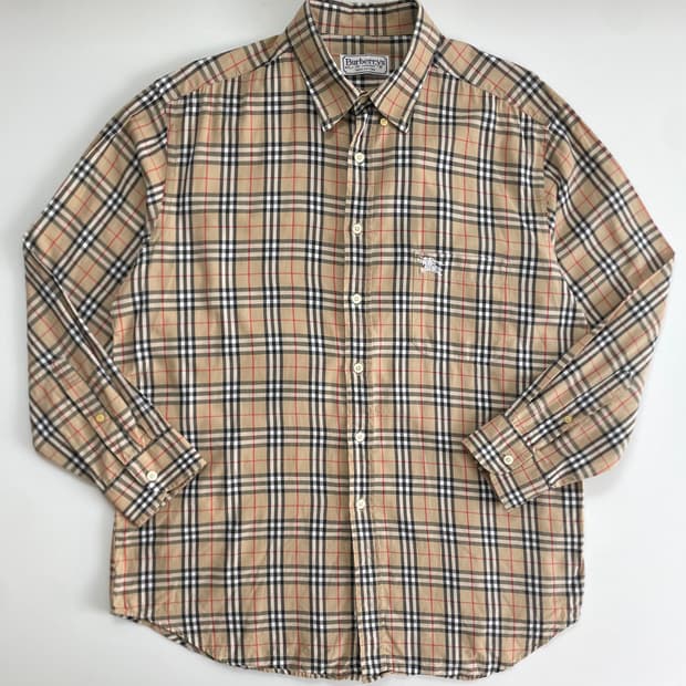 Burberry  버버리 노바체크 자수 셔츠