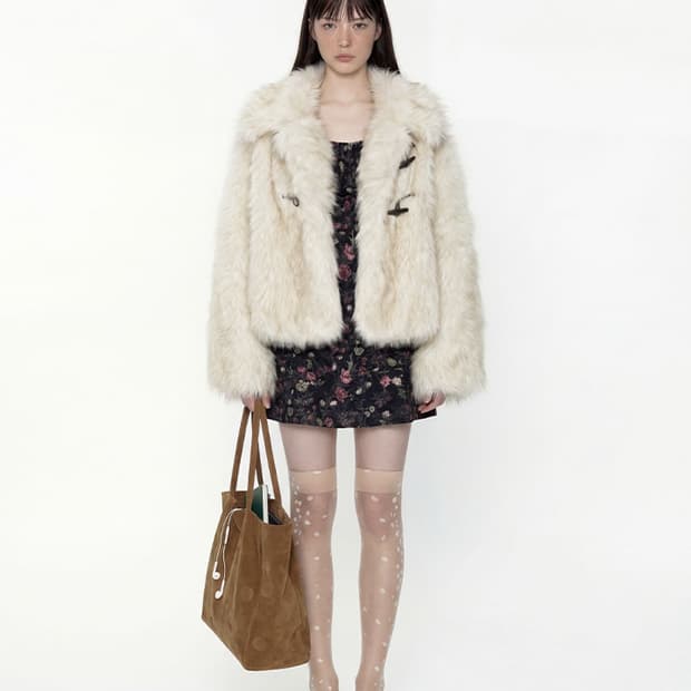 *가격조정X/판매중단예정* 루루서울 Fluffy Doudble 퍼자켓