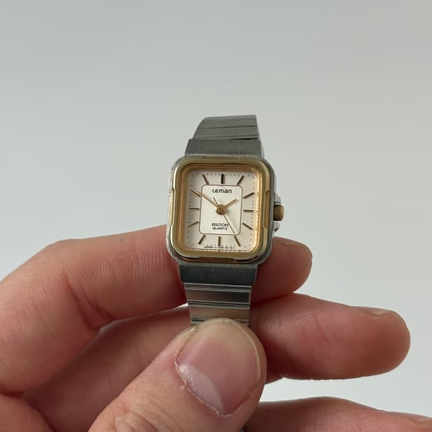 1980s Leman Gold Bezel Ladies Quartz