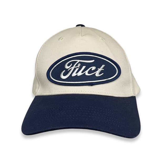 FUCT Oval Logo 투톤 캡 