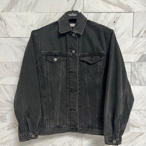 Asos 블랙 데님자켓
