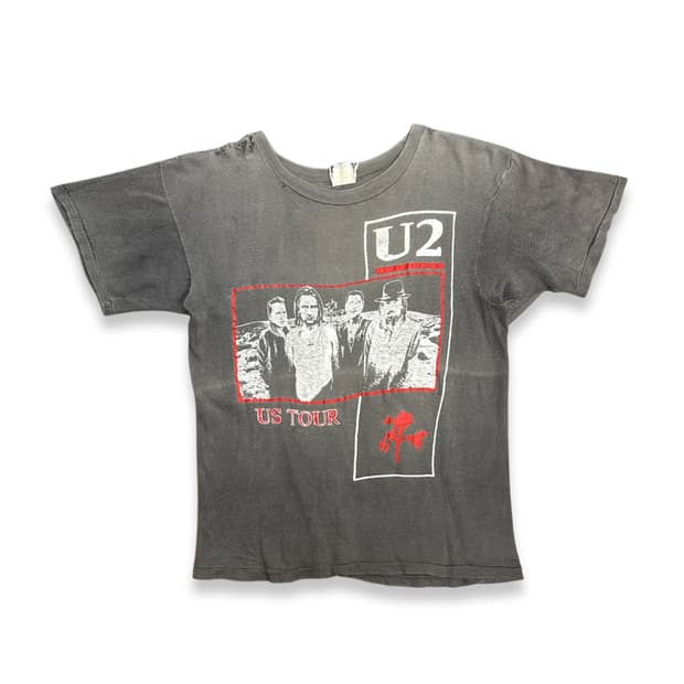 1983' U2 Under a Red Blood Sky 투어 티샤츠 M