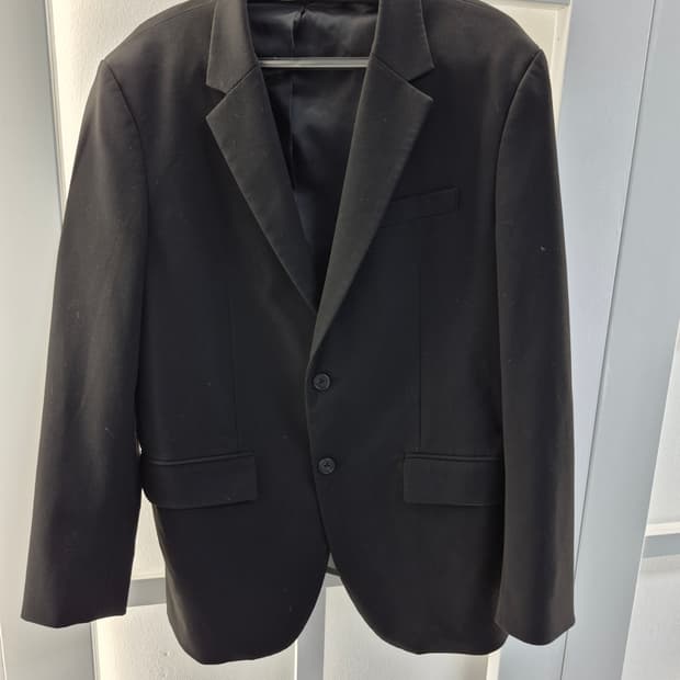 무신사 정품 스탠다드 검정 자켓 사이즈 105 팝니다