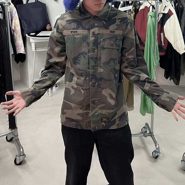 Wtaps 카모 셔츠자켓 XL