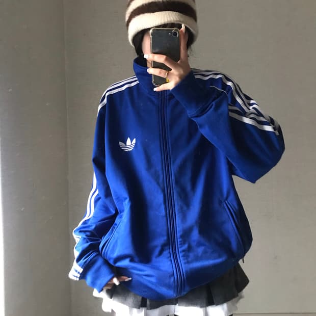 아디다스 오버핏 블루 구파이어버드 져지