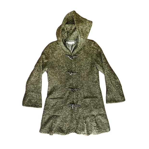 HOODED DUFFLE COAT