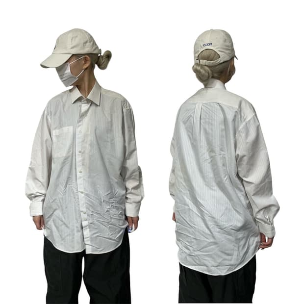 닥스 화이트 오버핏 셔츠 105