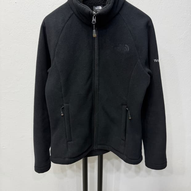 정품) 노스페이스 여성 블랙 플리스 집업 S