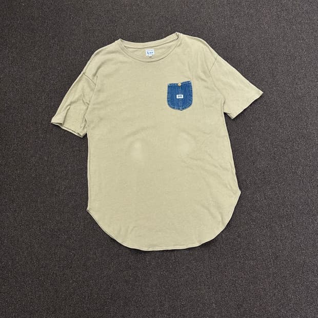 OS)Lee vintage 데님 포켓 디테일 반팔