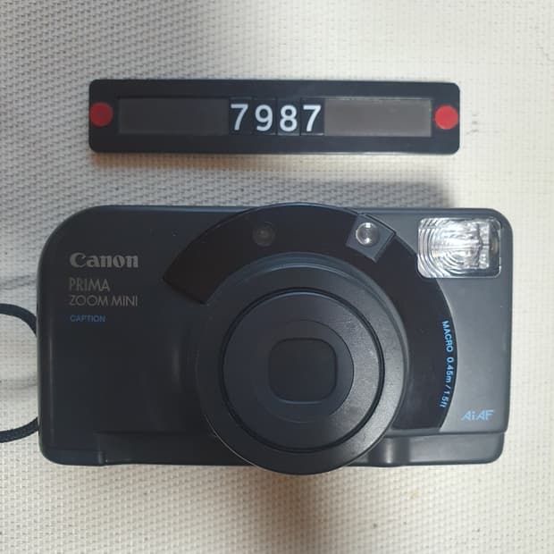 캐논 프리마 줌 미니 캡션 필름카메라 오토보이 A 동일모델