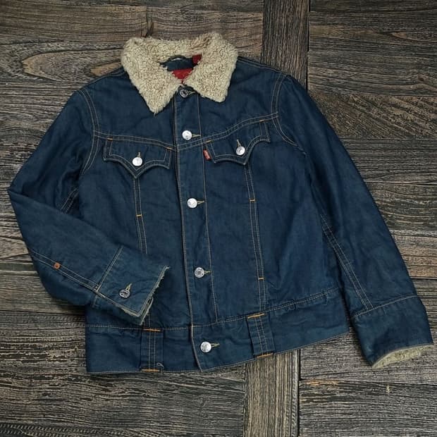 리바이스 안감 퍼 쉐르파 타입원 데님 자켓 청자켓 M16429