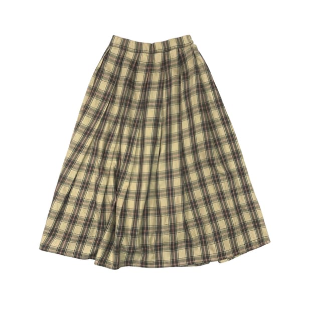 JPN check skirt