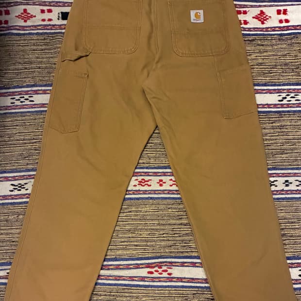 (34)칼하트 오가닉코튼 캔버스 싱글니 워크팬츠 카펜터팬츠