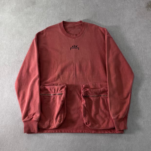 100 어콜드월 투포켓 맨투맨