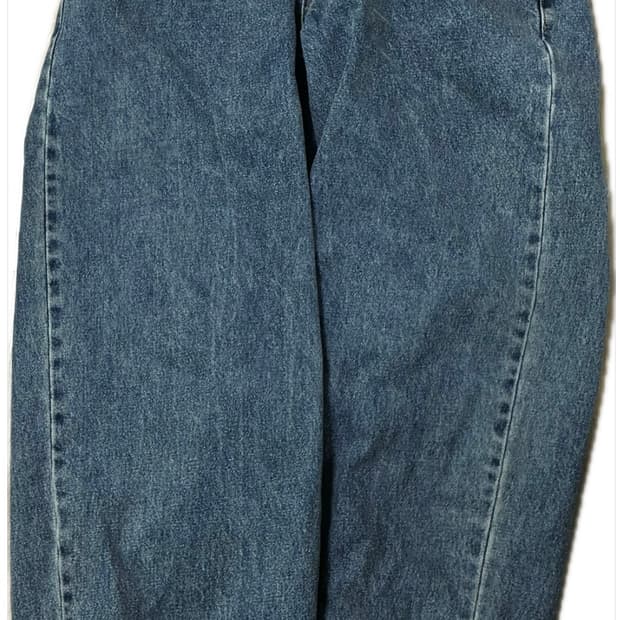 ESSENTIAL BALLOON JEANS 미디엄블루