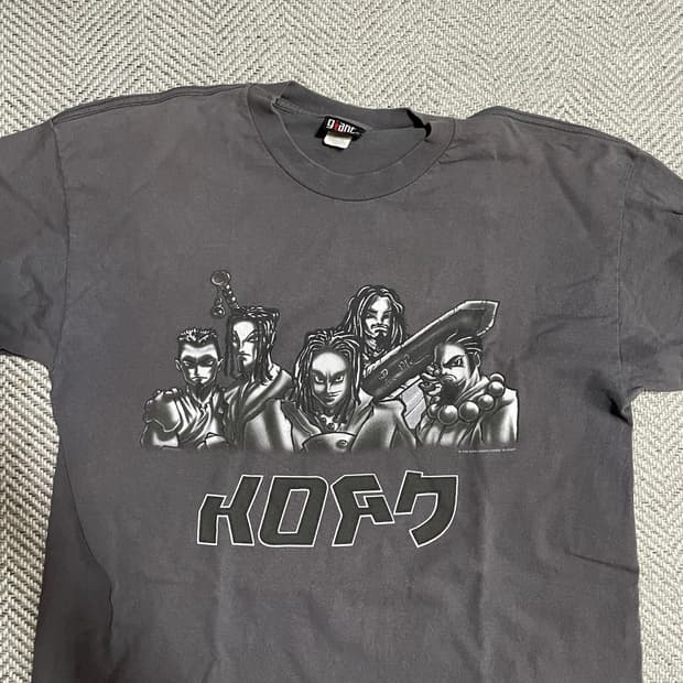 90s korn  콘 티셔츠