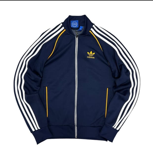 아디다스 네이비 슈퍼스타 파이어버드 져지 85